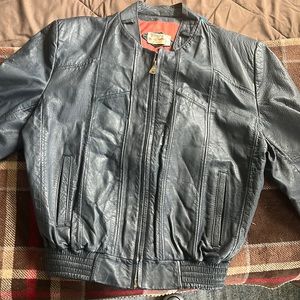 Genuine Leather 42 leather jacket. never worn